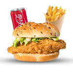 Chicken Fillet Burger Meal 