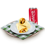 Chicken Kebab Wrap Meal 